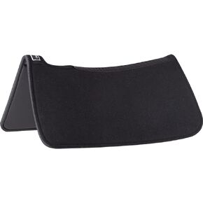 Classic Equine ContourPedic Reiner Saddle Pad, Black, 31-inch x 32-inch