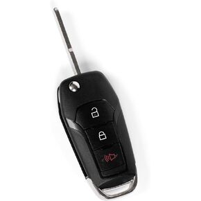Flip Key Fob Replacement for Ford F-150 F-250 F-350 F-450 Ranger Ecosport Bronco 3- Button 164-R8130 164-R8269 N5F-A08TAA