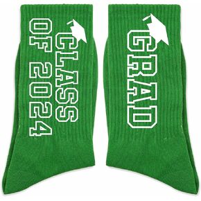 Graduation Socks - Graduation Gift for Him or her, Gift for Graduate, Color Graduation Socks For Each College.(BT1)