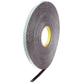 شريط إسفنجي يوريثان مطلي مزدوج 3M 4056، 1/2 بوصة × 36 ياردة، تركيب داخلي، ربط، وإرفاق
