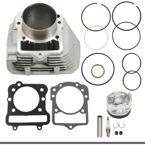 Cylinder Piston Gasket Kit Replacement for Kawasaki Bayou Prairie Lakota 300 KLF300B 2001-2004 11060-1652 11005-1533