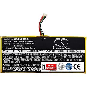 XPS Replacement Battery Compatible with Barnes & Noble BNTV600 Nook HD+ Plus Nook HD+9 Ovation PN AVPB00 AVPB002-A110-01 BNTV600 GB-S02-308594-0100