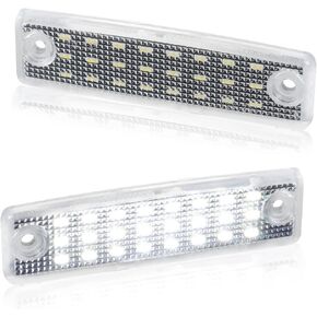 NDRUSH LED License Plate Lights Tag Light Licence Lamp Assembly Compatible with 1996-2022 Toyota 4Runner 2008-2020 Toyota Sequoia 1991-1997 Toyota Previa