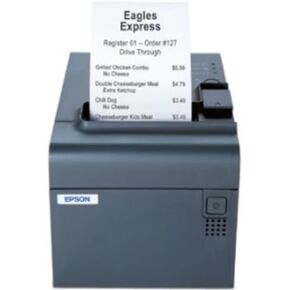 Epson C31C412A8531 TM-L90 Thermal Label Printer, Ethernet Interface, with Label Software CD and Power Supply, Dark Gray (Renewed)