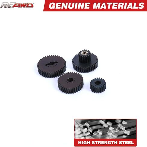RCAWD Steel 48P Transmission Gear Set for Axial 1/18 UTB18 Capra Trail Upgrade Parts in Saudi Arabia