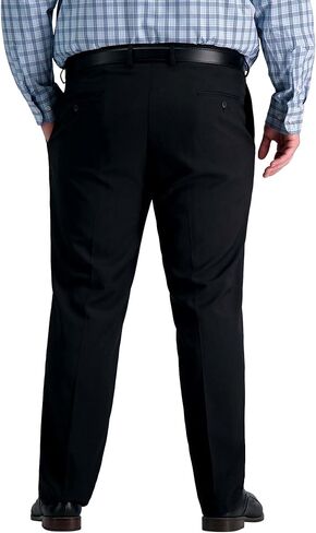 Haggar Men's Premium Comfort Dress Pant-Straight Fit Flat Front Reg. and Big & Tall in Saudi Arabia