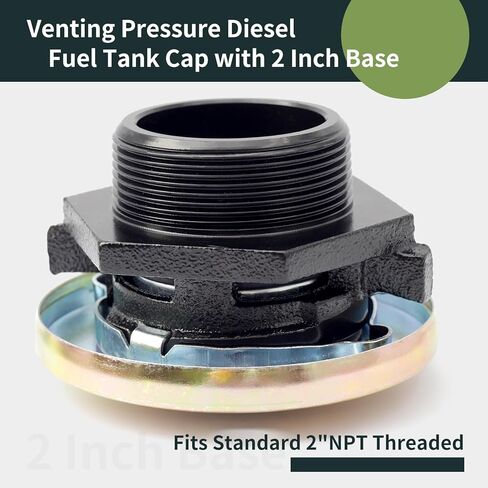 غطاء تنفيس خزان نقل الوقود مع الرقبة الملولبة، غطاء خزان وقود الديزل ذو الضغط التنفيس مع قاعدة NPT مقاس 2 بوصة تستخدم لخزان نقل غاز وقود الديزل وخزان تخزين الوقود ذو التهوية يمنع غطاء التحكم بالبخار in Kuwait