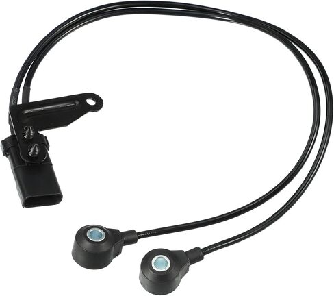 Motoforti Car Engine Ignition Knock Sensor, Detonation Sensor, for Jeep Grand Cherokee 4.7L 2001-2007, Metal Plastic, No.56041677AA/56041677AB, Black in Saudi Arabia