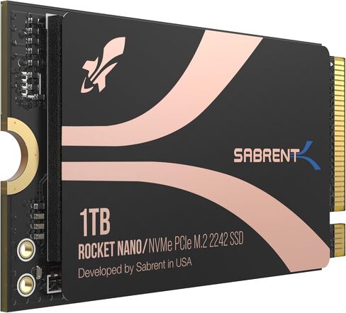 SABRENT Rocket 1TB 2242 DRAM-Less M.2 PCIe Gen 4 NVMe SSD (SB-2142-1TB) in Saudi Arabia