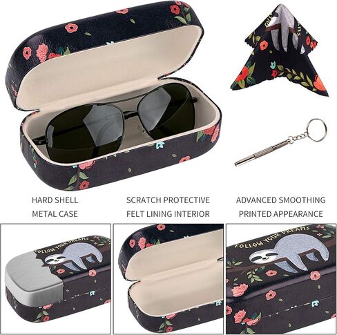 حافظة نظارات شمسية صلبة، حافظات نظارات كبيرة، إطارات متوسطة إلى كبيرة in Kuwait