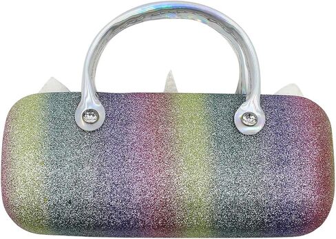 حقيبة نظارة ملونة للنساء والفتيات الصغيرات، حقيبة تخزين مكياج مبتكرة، حقيبة نظارات شمسية محمولة بمقبض in Kuwait