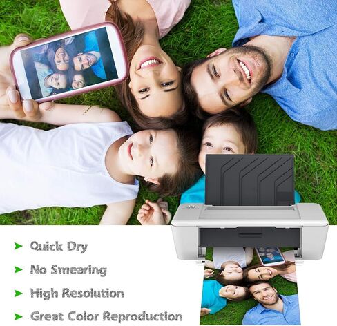 Koala Thin Photo Paper for Inkjet Printer, Satin Photo Printer Paper, 8.5x11 Inch 100 Sheets 200gsm in Saudi Arabia