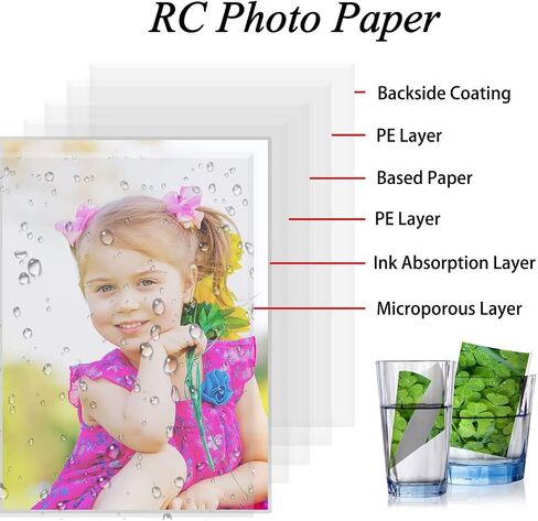 Koala Thin Photo Paper for Inkjet Printer, Satin Photo Printer Paper, 8.5x11 Inch 100 Sheets 200gsm in Saudi Arabia