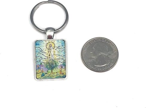 Dovetail Ink Art Key Chains (Saint Hildegard) in Kuwait