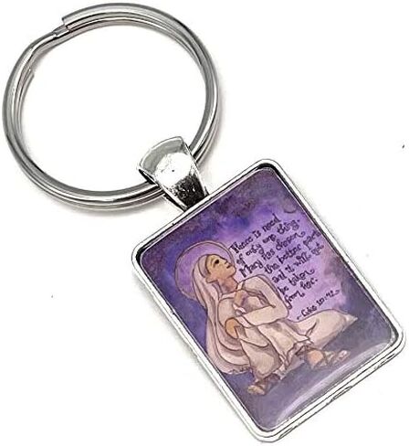 Dovetail Ink Art Key Chains (Saint Hildegard) in Kuwait