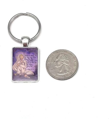 Dovetail Ink Art Key Chains (Saint Hildegard) in Kuwait