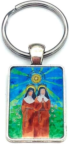 Dovetail Ink Art Key Chains (Saint Hildegard) in Kuwait