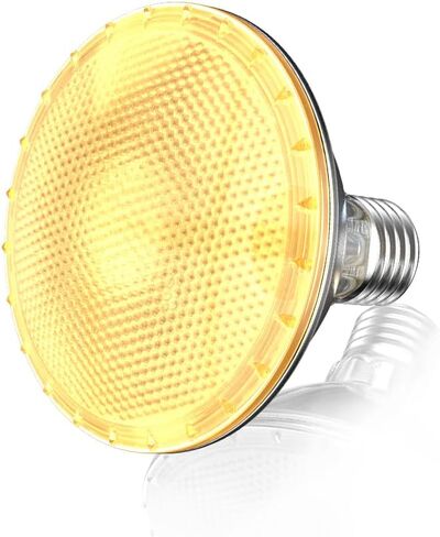 Bonlux 75W Reptile Heat Lamp Bulb,E26 PAR30 Short Neck UVA UVB Bulbs for Reptiles,Dimmable 2700K Warm White Reptile Light Bulb for Bearded Dragon,Turtle,Lizard,Chick in Saudi Arabia