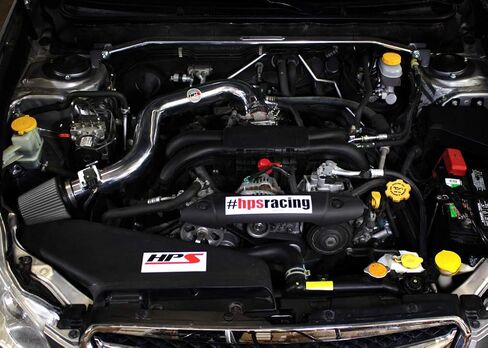 مجموعة مدخل الهواء Shortram البولندية + درع الحرارة Cool Ram متوافق مع 2010-2012 Subaru Legacy Outback 2.5L Non Turbo، 827-557P in Saudi Arabia