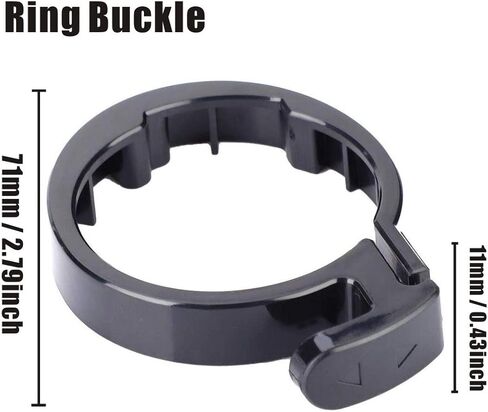 حلقة قفل دائرية بإبزيم أمامي للسكوتر متوافقة مع قطعة استبدال مشبك حلقة Xiaomi M365/Pro 1S in Kuwait