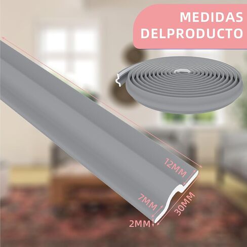 ممسحة سدادة النافذة، شريط تجريد الطقس لباب النافذة، شريط تجريد الطقس الرغوي ذاتي اللصق، ممسحة الباب لعزل النوافذ والأبواب (120 بوصة، أبيض) in Kuwait