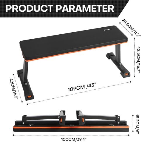 مقعد تمرين بوزن مسطح من بانانا، معدات تدريب وتدريبات القوة، جهاز تمرين الضغط للجيم المنزلي in Kuwait