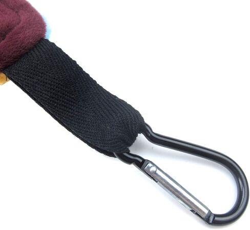 Alfie Pet - Mallory Hanging Hammock Bed for Ferret, Rabbit, Guinea Pig, Kitten - Color: Burgundy, Size: Large 12" x 12" in Kuwait