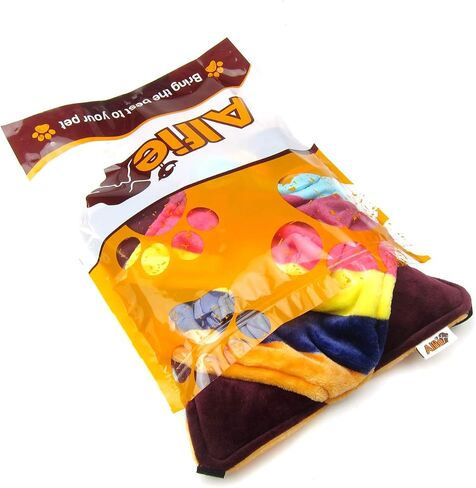 Alfie Pet - Mallory Hanging Hammock Bed for Ferret, Rabbit, Guinea Pig, Kitten - Color: Burgundy, Size: Large 12" x 12" in Kuwait