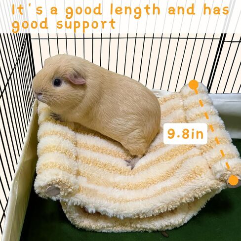Guniea Pig Platform Corner Fleece Hammock Hideout for C&C Cage Midwest Cage Accessories(Lemon-Yellow or Purple-Pink) (Purple Pink) in Saudi Arabia
