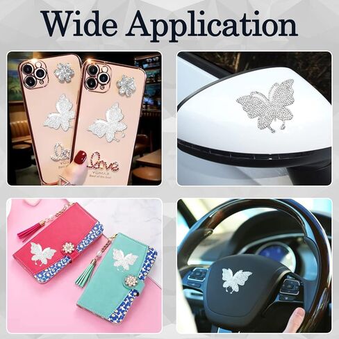 Car Door Handle Scratch Protector Bling Door Handle Sticker for Car, Car Door Handle Decor Bling Car Accessories for Women in Saudi Arabia