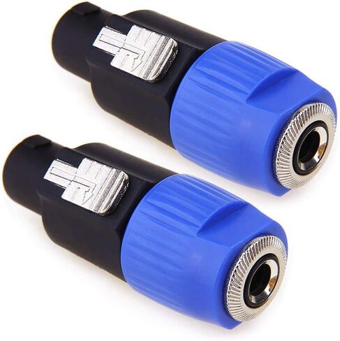 NANYI 1/4" Female to NL4FC Male Speakon Connectors Audio Adapter (2PCS) in Kuwait