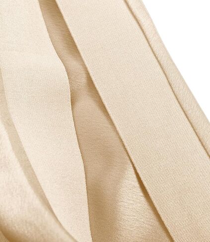 Womens Satin Silk Maxi Skirts Drawstring Flared Casual A-Line Long Skirt for Women in Saudi Arabia