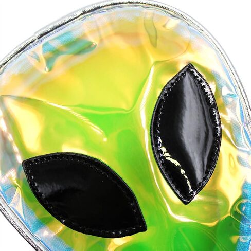 ZGMYC Alien Pattern Hologram Crossbody Bag Glitter Shoulder Purse with Chain Strap for Kids Teen Girls Women in Saudi Arabia