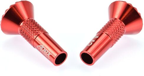 Apex RC Products Red Aluminum Futaba/Spektrum DX6 DX6i DX7S DX8 DX9 / Taranis X9DRC Transmitter Gimbal Stick Ends #1711 in Saudi Arabia