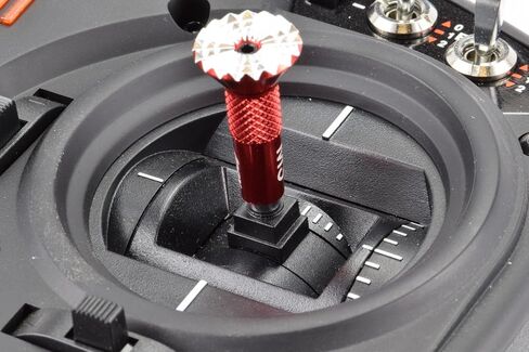 Apex RC Products Red Aluminum Futaba/Spektrum DX6 DX6i DX7S DX8 DX9 / Taranis X9DRC Transmitter Gimbal Stick Ends #1711 in Saudi Arabia