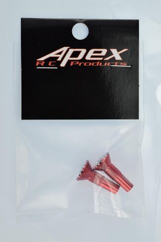 Apex RC Products Red Aluminum Futaba/Spektrum DX6 DX6i DX7S DX8 DX9 / Taranis X9DRC Transmitter Gimbal Stick Ends #1711 in Saudi Arabia