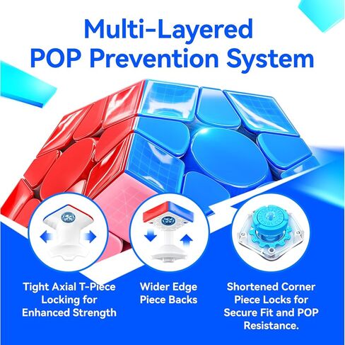 CuberShop GAN Megaminx V2 MagLev، مكعب السرعة المغناطيسي Premium GAN Pentagonal 2024 160 مغناطيس، المكعب السحري لنظام MagLev Pro System (GAN Mega MagLev مطلي بالأشعة فوق البنفسجية لامع، الجانب السفلي الأسود) in Kuwait