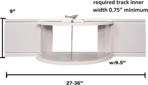 نافذة تغذية الطيور داخل المنزل بزاوية رؤية واضحة 180 درجة، ساعة تغذية الطيور البرية من المنزل، تجربة تغذية الطيور المتينة والآمنة، سهلة الملء in Kuwait
