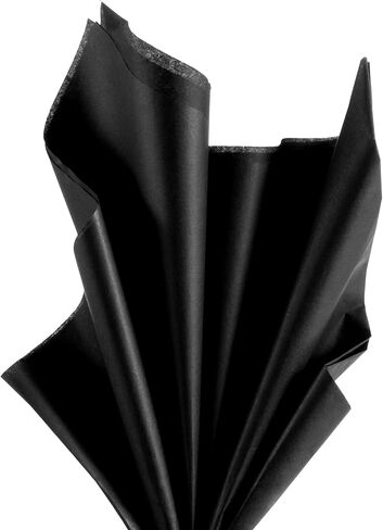 115 Sheets 20 x 30 Inch Acid-Free Tissue Paper for Storage, Black Tissue Paper for Gift Bags, Archival Tissue Paper for Textiles, Clothing Storage in Saudi Arabia