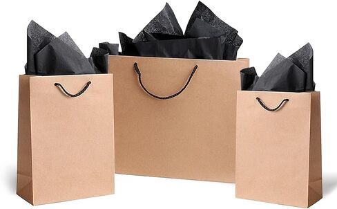 115 Sheets 20 x 30 Inch Acid-Free Tissue Paper for Storage, Black Tissue Paper for Gift Bags, Archival Tissue Paper for Textiles, Clothing Storage in Saudi Arabia