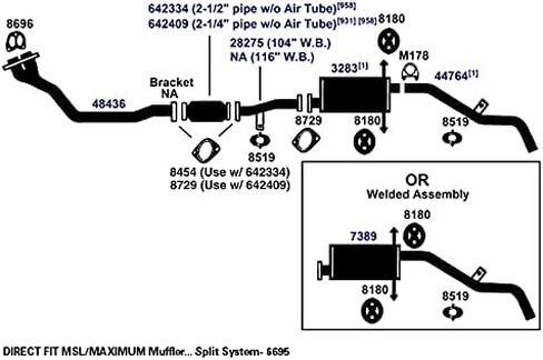 منتجات العادم AP 44764 ماسورة العادم in Saudi Arabia