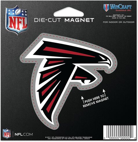 WinCraft Atlanta Falcons 5'' Die-Cut Car Magnet in Saudi Arabia