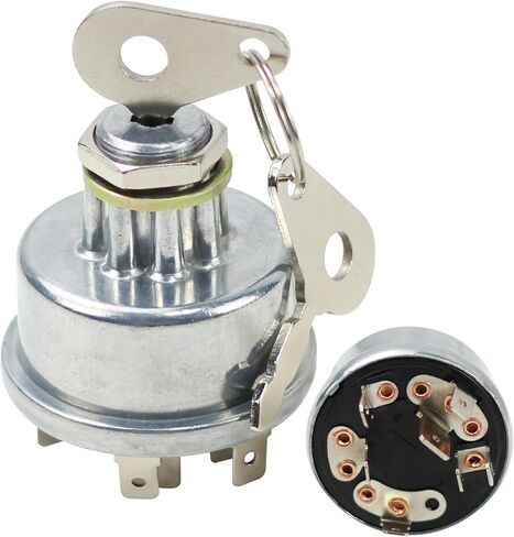 مفتاح الإشعال التبديل E7NN11N501AB لفورد 2000 2300 2310 2600 2610 3000 3055 3100 3120 3150 3430 3600 4000 5000 6000 7000 8000 2600 3600 4600 جرار Ign مفتاح تشغيل مع 2 مفتاح 7 أطراف 35 أمبير in Kuwait