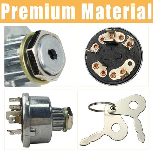 مفتاح الإشعال التبديل E7NN11N501AB لفورد 2000 2300 2310 2600 2610 3000 3055 3100 3120 3150 3430 3600 4000 5000 6000 7000 8000 2600 3600 4600 جرار Ign مفتاح تشغيل مع 2 مفتاح 7 أطراف 35 أمبير in Kuwait