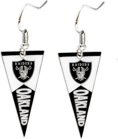 aminco NFL womens NFL Sports Team Pennant Dangle Charm Earring Set in Saudi Arabia