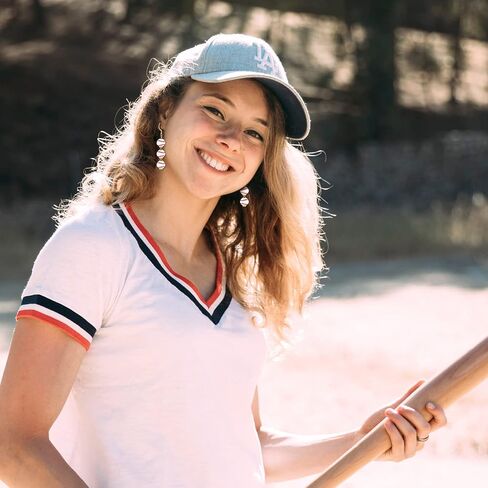 Baseball Earrings for Women 3D Baseball Drop Earring Baseball Bat Dangle Earrings Baseball Jewelry Sports Fans Players Jewelry Baseball Gifts for Girls in Saudi Arabia