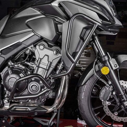 ملحقات الدراجة النارية CB500X 19-23، قضبان التصادم الفولاذية للطرق السريعة، قضبان حماية المحرك، إطار جسم الجسم، طقم حماية من السقوط العلوي السفلي لـ CB 500 X CB 500X 2019 2020 2021 2022 2023 (مجموعة كاملة) in Saudi Arabia