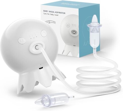 Electric Nasal Aspirator for Baby, Hospital Grade Suction for Toddlers, Infant Nose Sucker, Newborn Snot Cleaner, Automatic Nose Cleaner in Saudi Arabia