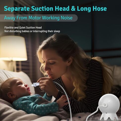 Electric Nasal Aspirator for Baby, Hospital Grade Suction for Toddlers, Infant Nose Sucker, Newborn Snot Cleaner, Automatic Nose Cleaner in Saudi Arabia