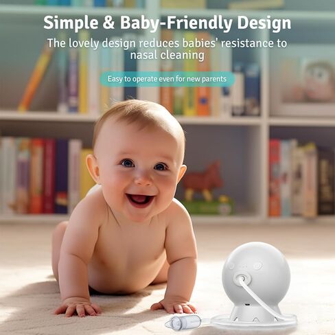 Electric Nasal Aspirator for Baby, Hospital Grade Suction for Toddlers, Infant Nose Sucker, Newborn Snot Cleaner, Automatic Nose Cleaner in Saudi Arabia